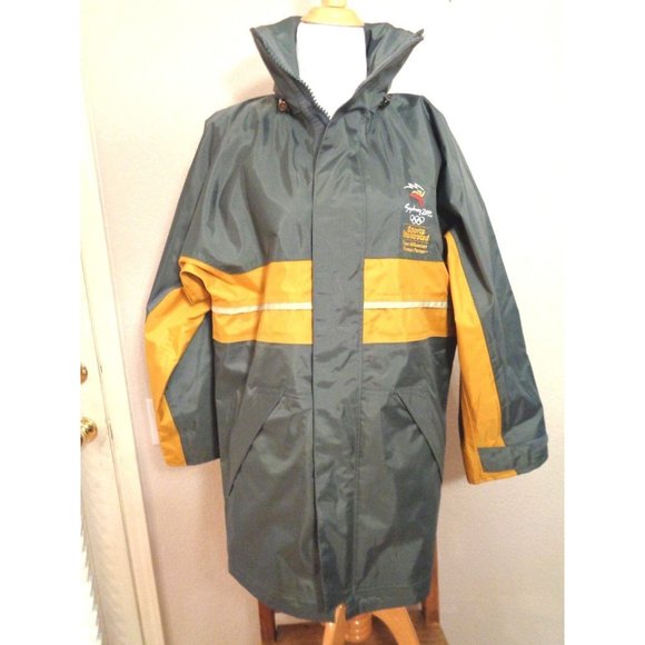 Sydney 2000 Olympics Rain Coat Jacket Hood Line 7 Size S Sports Illustrated - Picture 5 of 5